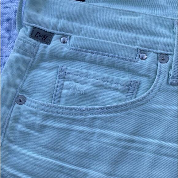 New Citizens of Humanity Daria Seamist Cutoff Denim Jean Micro Mini Skirt Sz 30 - Picture 9 of 12